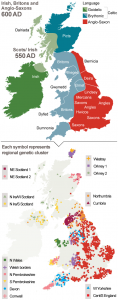 Genealogical Map of British Isles