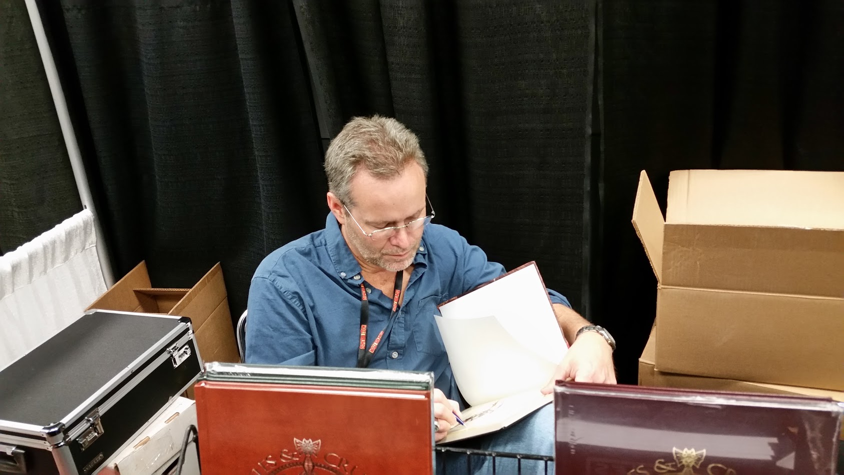 Stephen Chenault Signing My C&C PHB