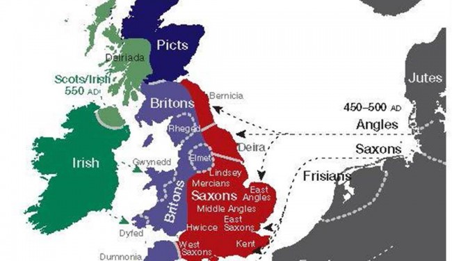 Genealogical Map of British Isles