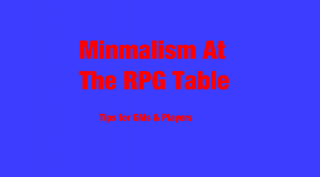 Minimalism At The Table